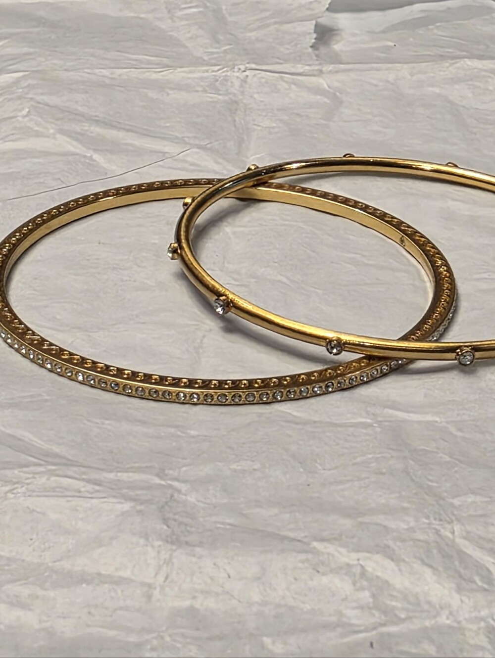 Brighton Neptunes Rings Gold Plated Swarovski Crystal Bangle Bracelets New - Picture 8 of 11